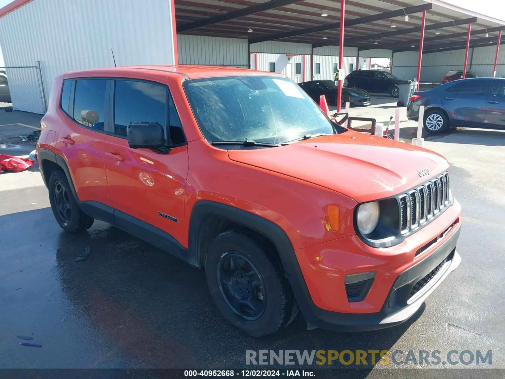 1 Photograph of a damaged car ZACNJAAB8LPL86428 JEEP RENEGADE 2020