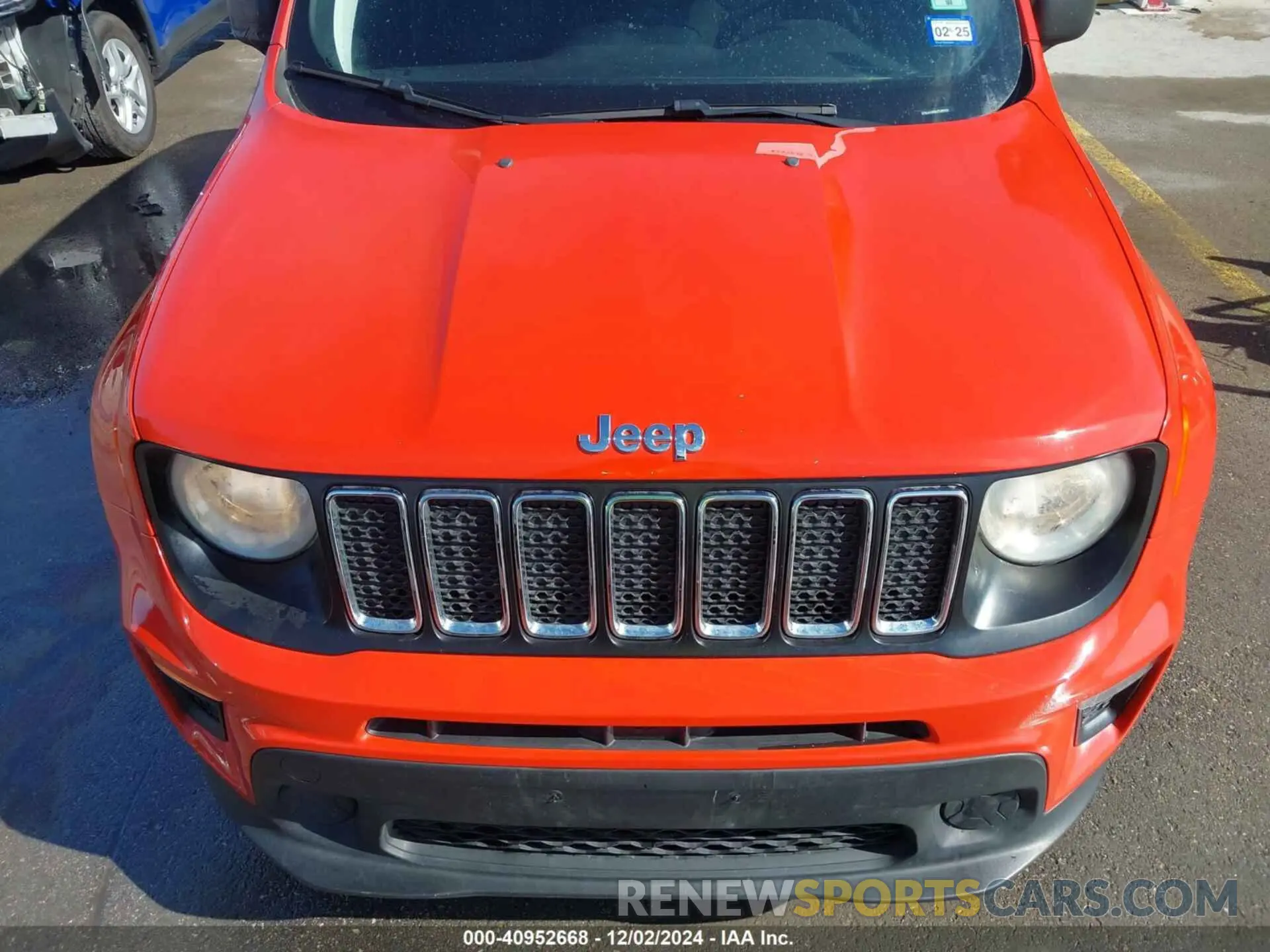 6 Photograph of a damaged car ZACNJAAB8LPL86428 JEEP RENEGADE 2020