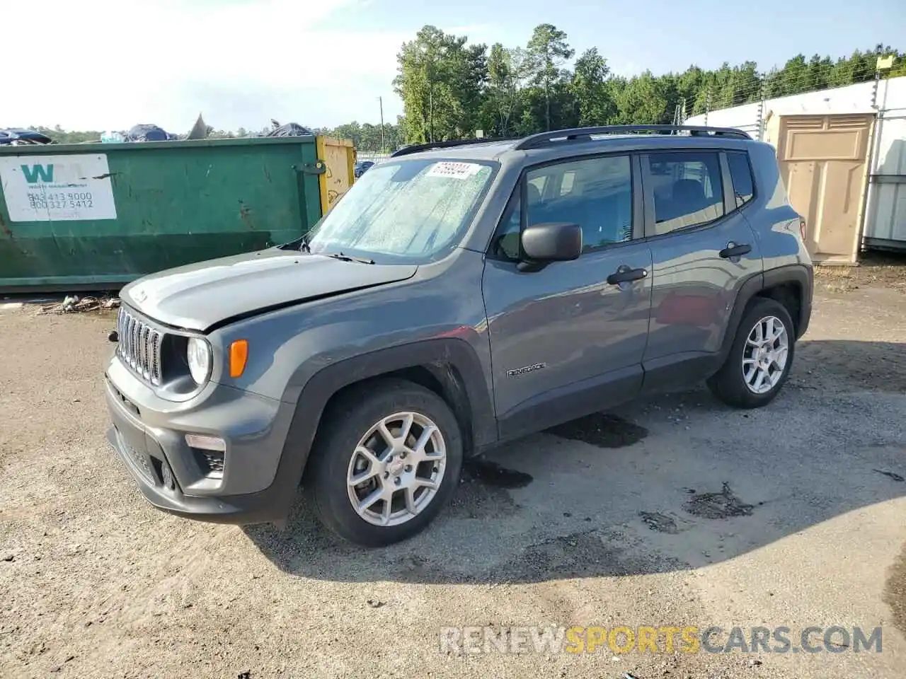 1 Photograph of a damaged car ZACNJAAB9LPL67726 JEEP RENEGADE 2020