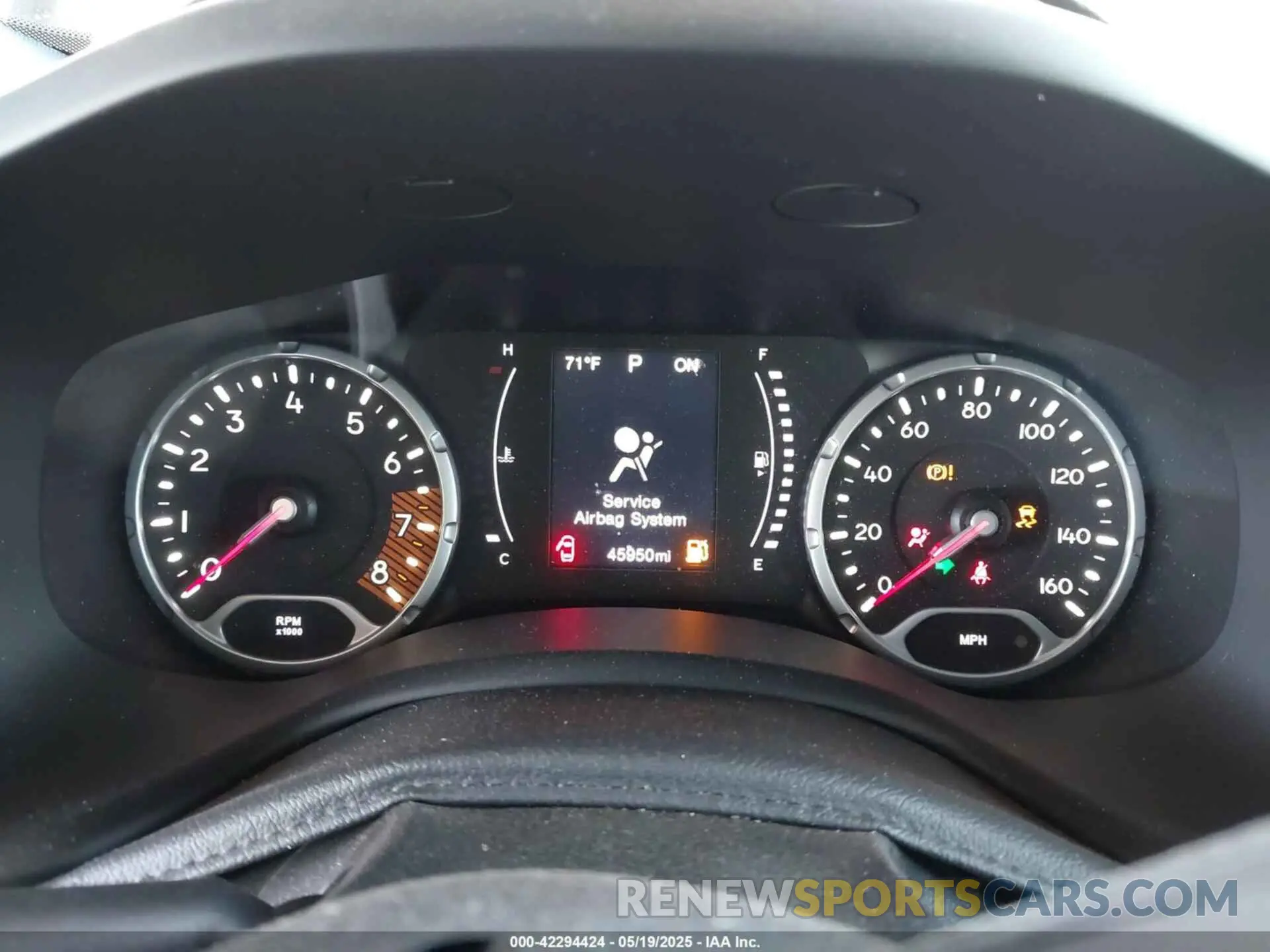7 Photograph of a damaged car ZACNJAABXLPL61062 JEEP RENEGADE 2020
