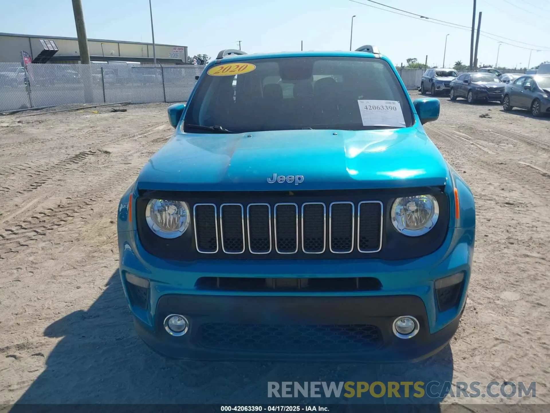 12 Photograph of a damaged car ZACNJAB10LPM09870 JEEP RENEGADE 2020