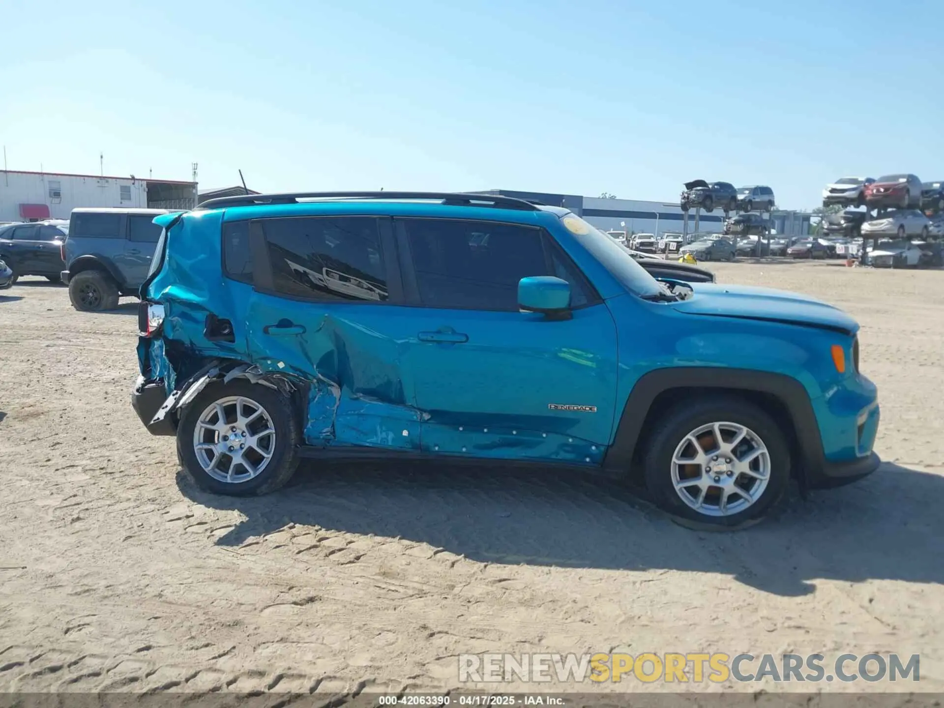 13 Photograph of a damaged car ZACNJAB10LPM09870 JEEP RENEGADE 2020