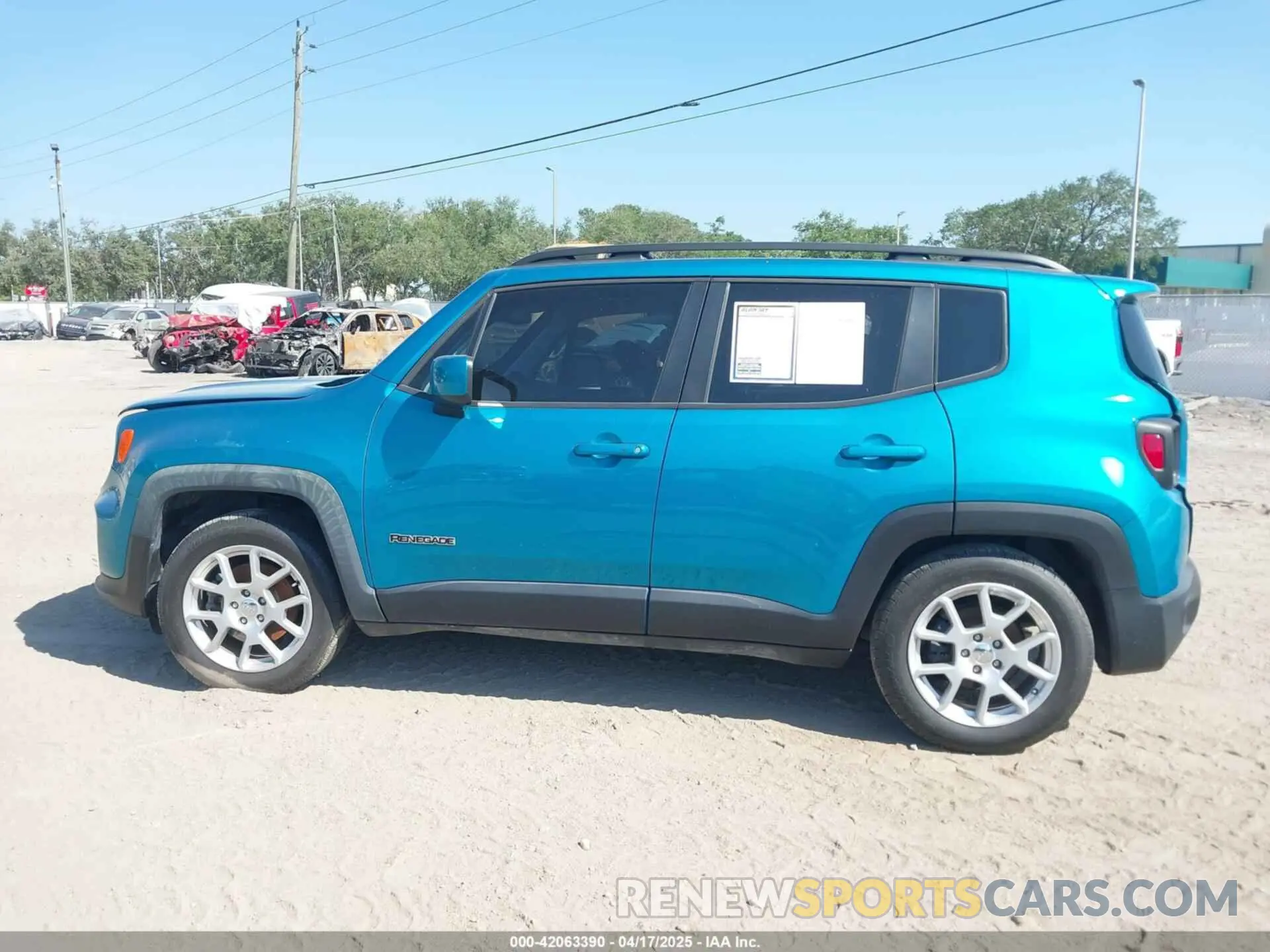 14 Photograph of a damaged car ZACNJAB10LPM09870 JEEP RENEGADE 2020