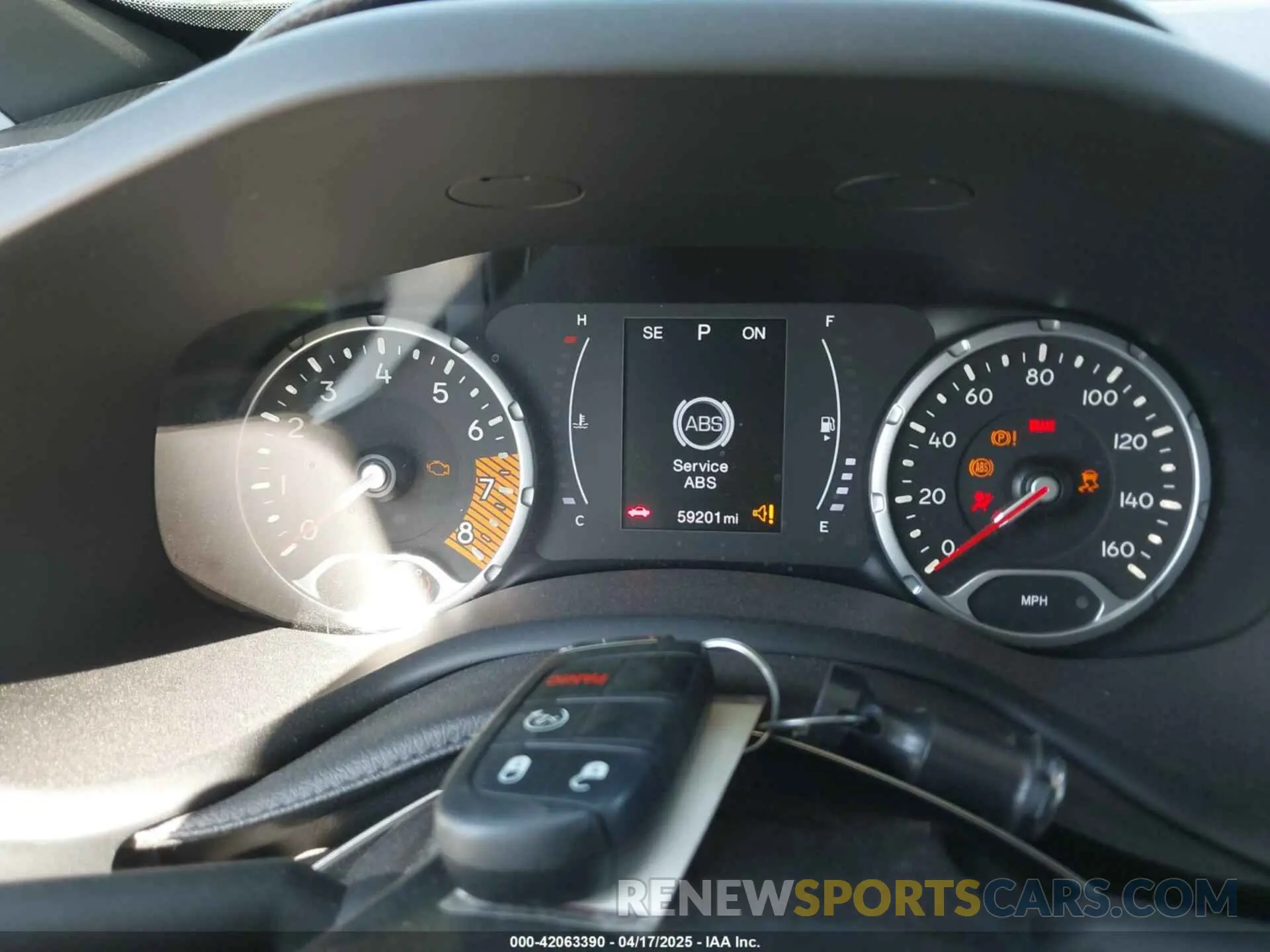 7 Photograph of a damaged car ZACNJAB10LPM09870 JEEP RENEGADE 2020