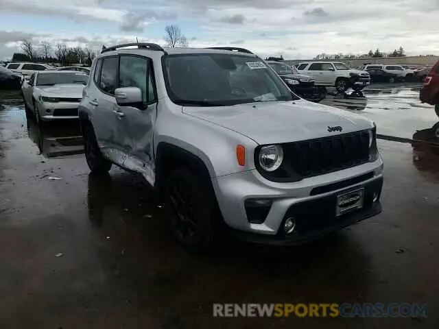 10 Photograph of a damaged car ZACNJAB12LPK99579 JEEP RENEGADE 2020