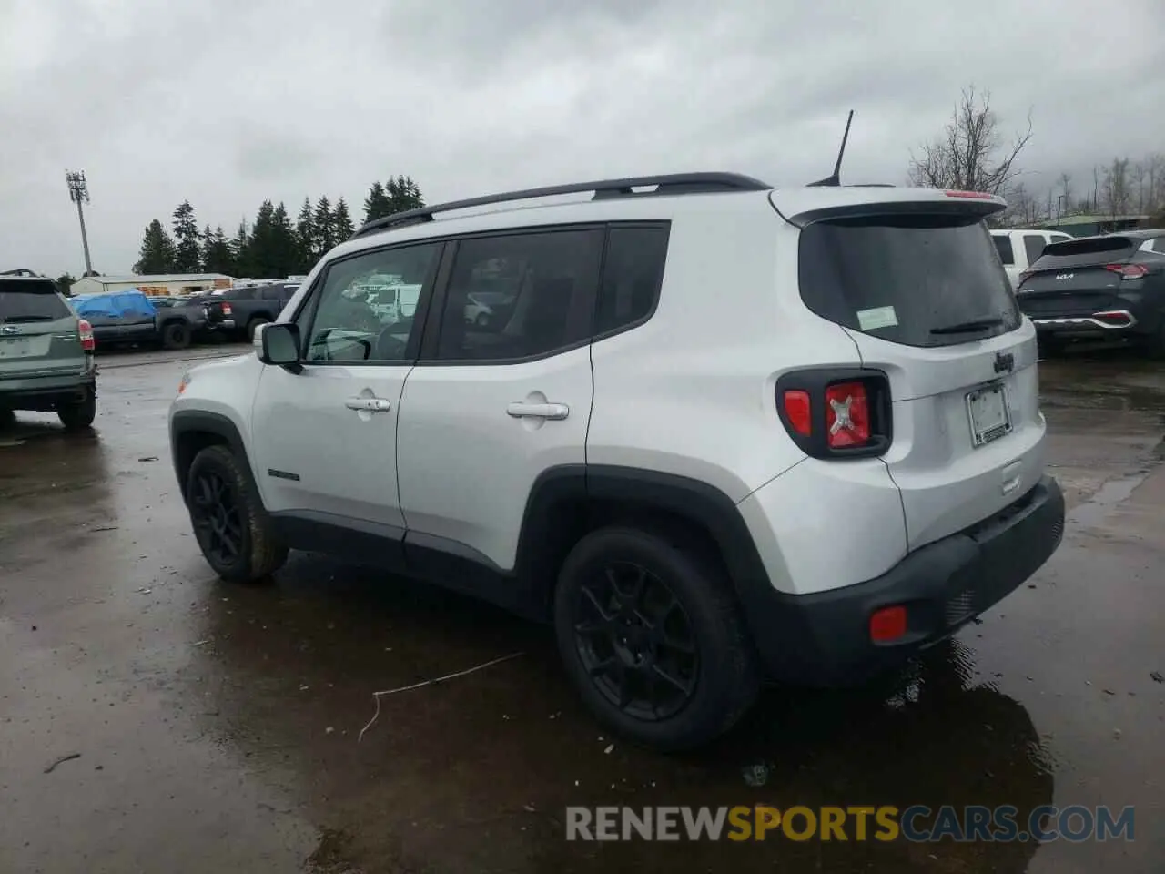 2 Photograph of a damaged car ZACNJAB12LPK99579 JEEP RENEGADE 2020