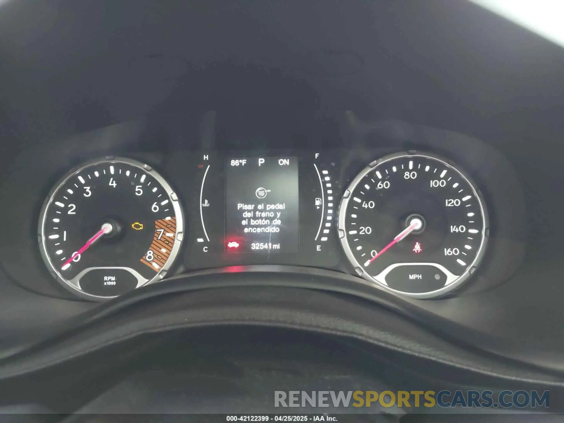 7 Photograph of a damaged car ZACNJAB17LPL84093 JEEP RENEGADE 2020