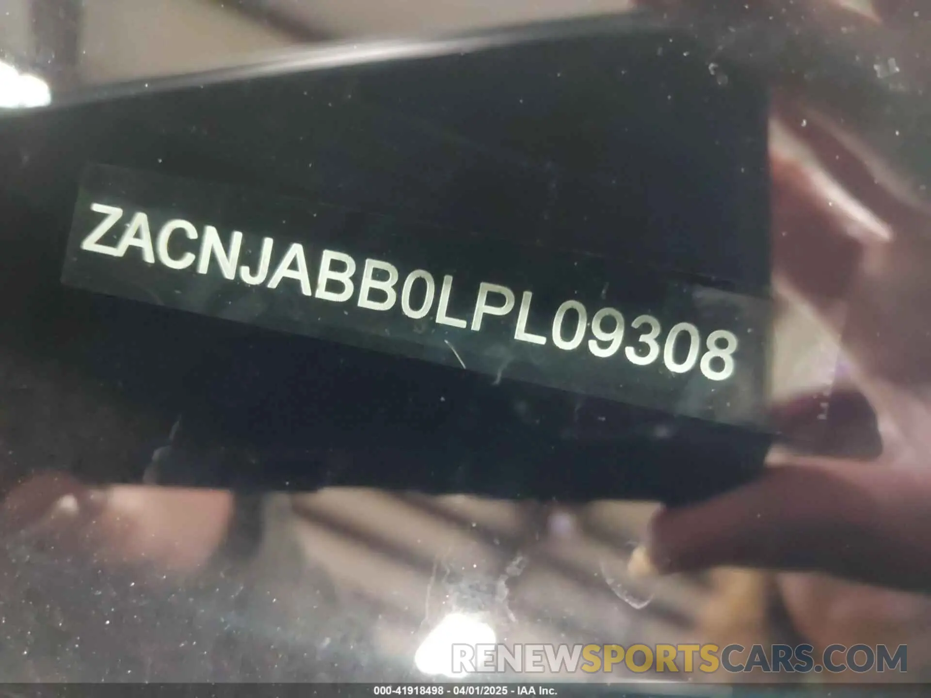 9 Photograph of a damaged car ZACNJABB0LPL09308 JEEP RENEGADE 2020