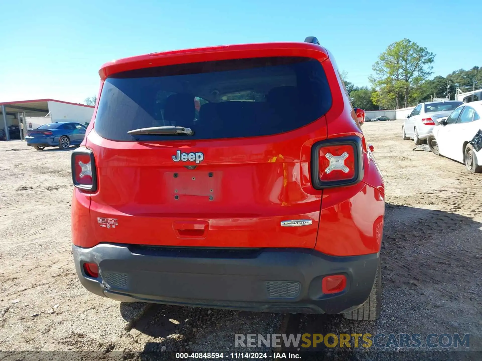 17 Photograph of a damaged car ZACNJABB0LPL21197 JEEP RENEGADE 2020