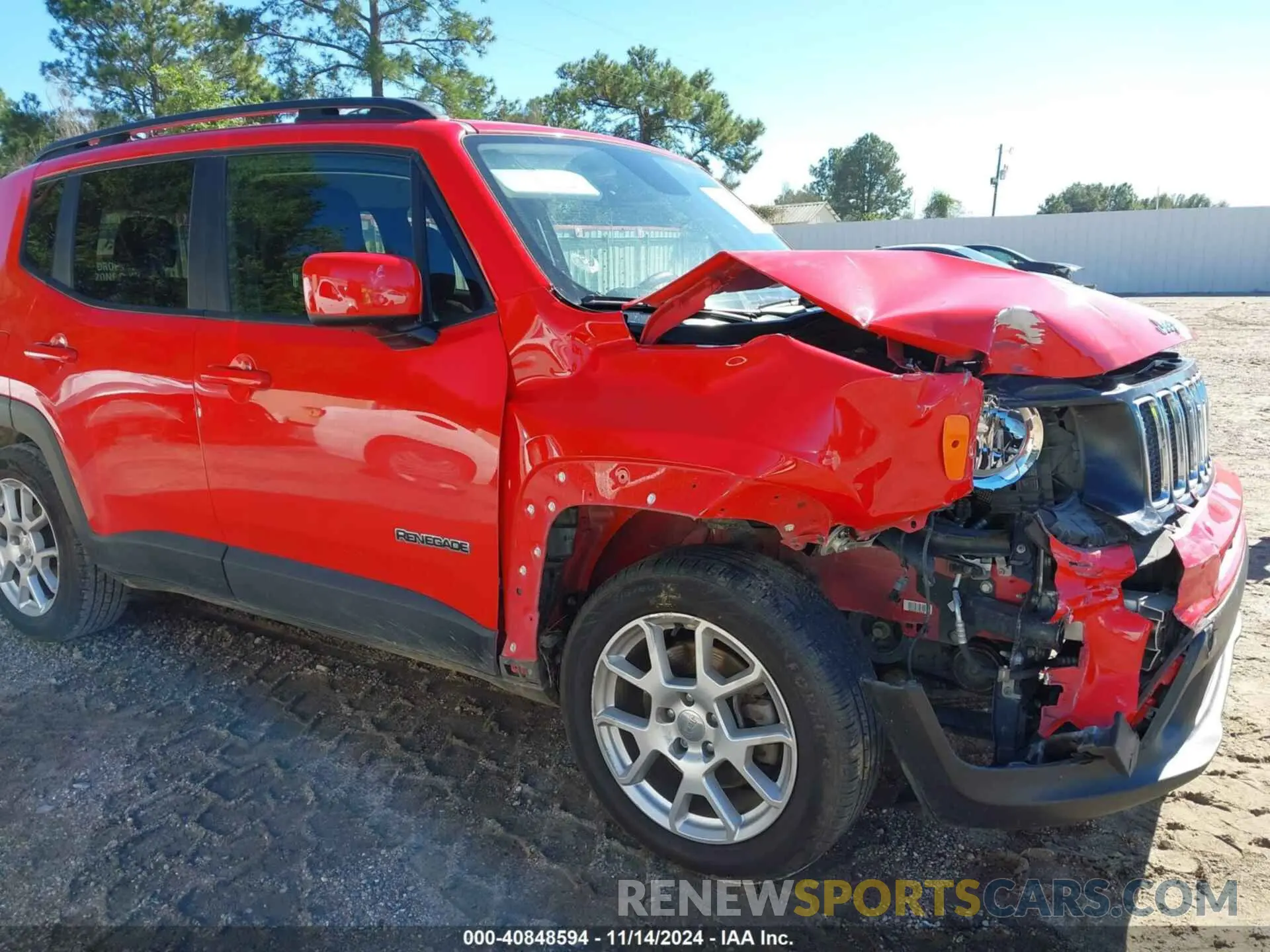 6 Photograph of a damaged car ZACNJABB0LPL21197 JEEP RENEGADE 2020
