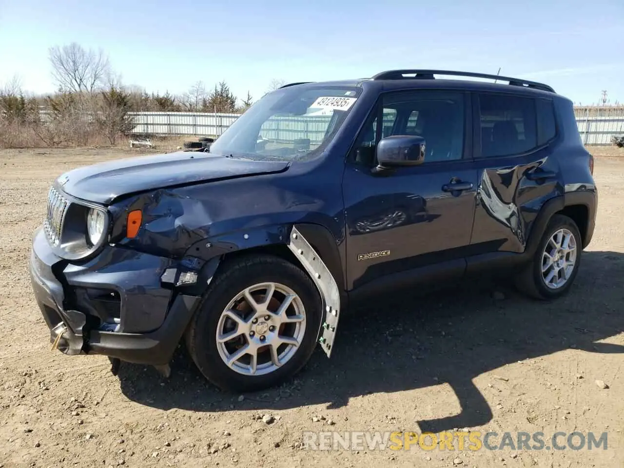 1 Photograph of a damaged car ZACNJABB0LPL28120 JEEP RENEGADE 2020