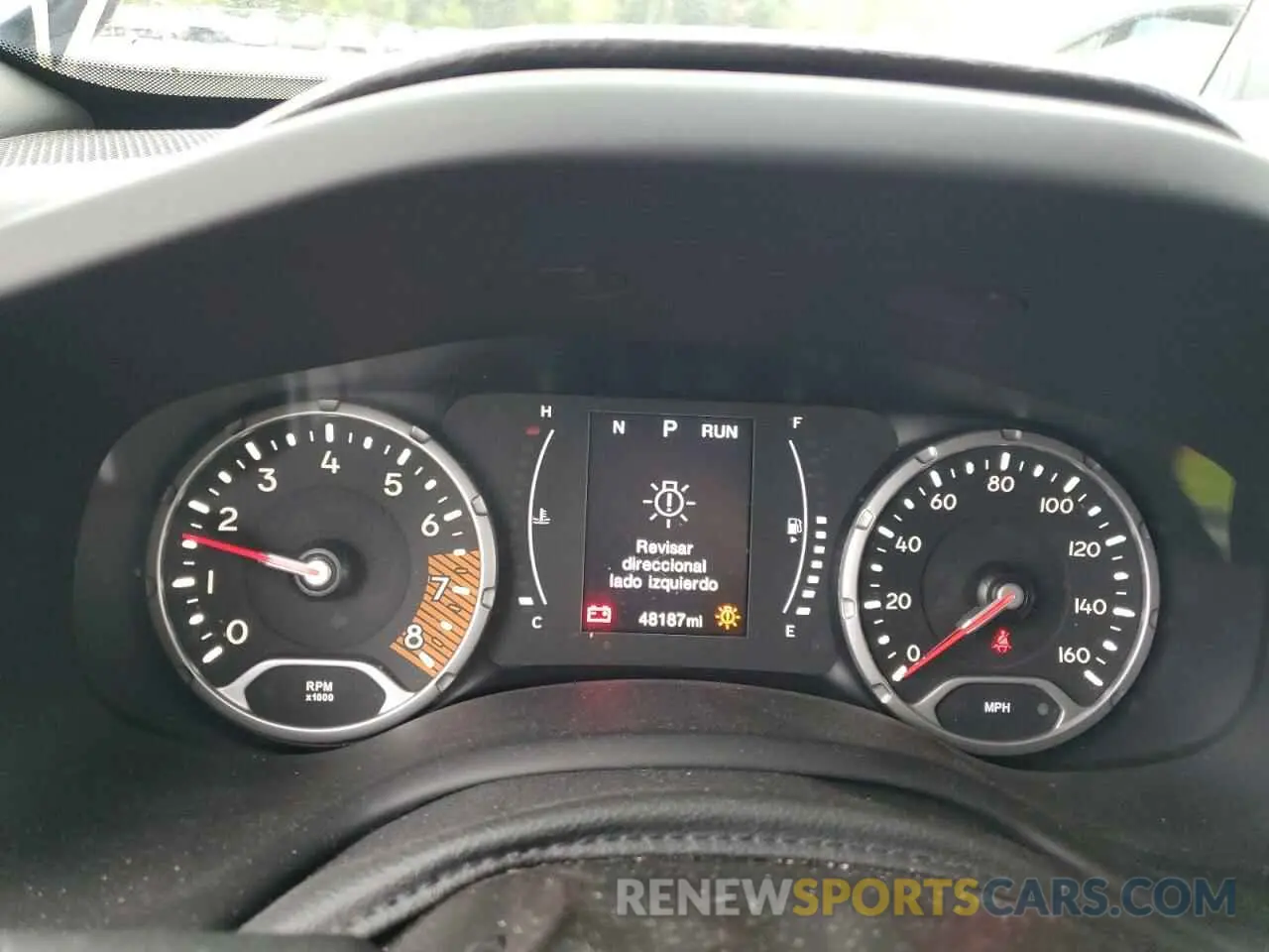 9 Photograph of a damaged car ZACNJABB0LPL28120 JEEP RENEGADE 2020