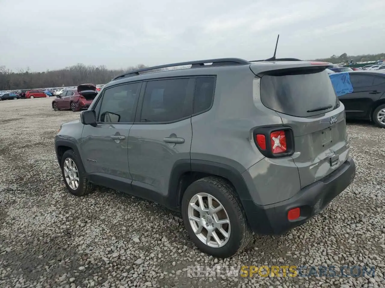 2 Photograph of a damaged car ZACNJABB0LPL50876 JEEP RENEGADE 2020