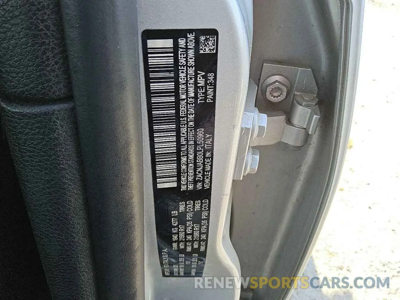 13 Photograph of a damaged car ZACNJABB0LPL50960 JEEP RENEGADE 2020
