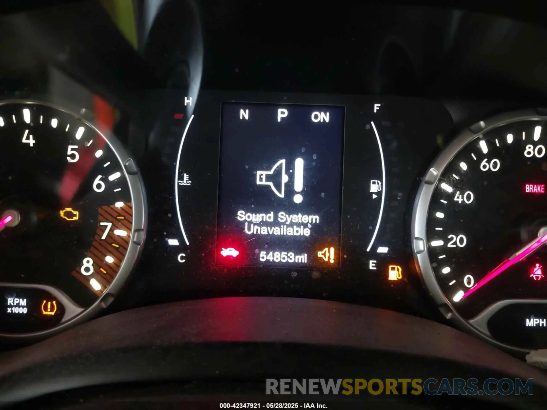 7 Photograph of a damaged car ZACNJABB0LPL65586 JEEP RENEGADE 2020