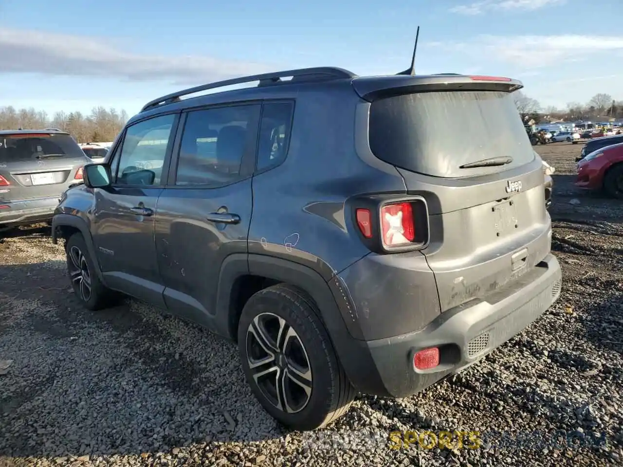 2 Photograph of a damaged car ZACNJABB0LPL67208 JEEP RENEGADE 2020