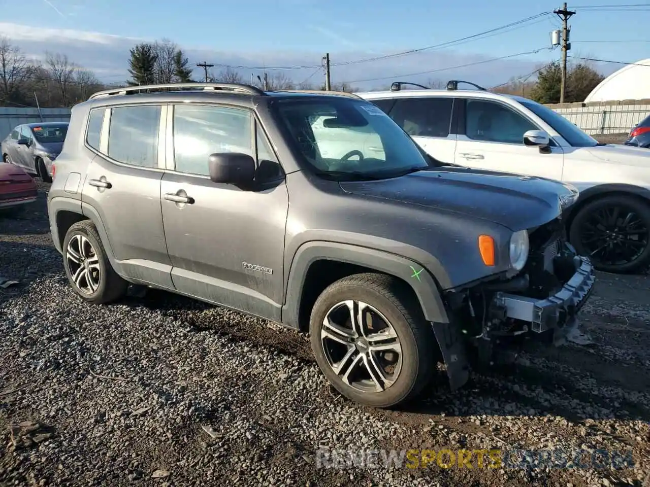 4 Photograph of a damaged car ZACNJABB0LPL67208 JEEP RENEGADE 2020