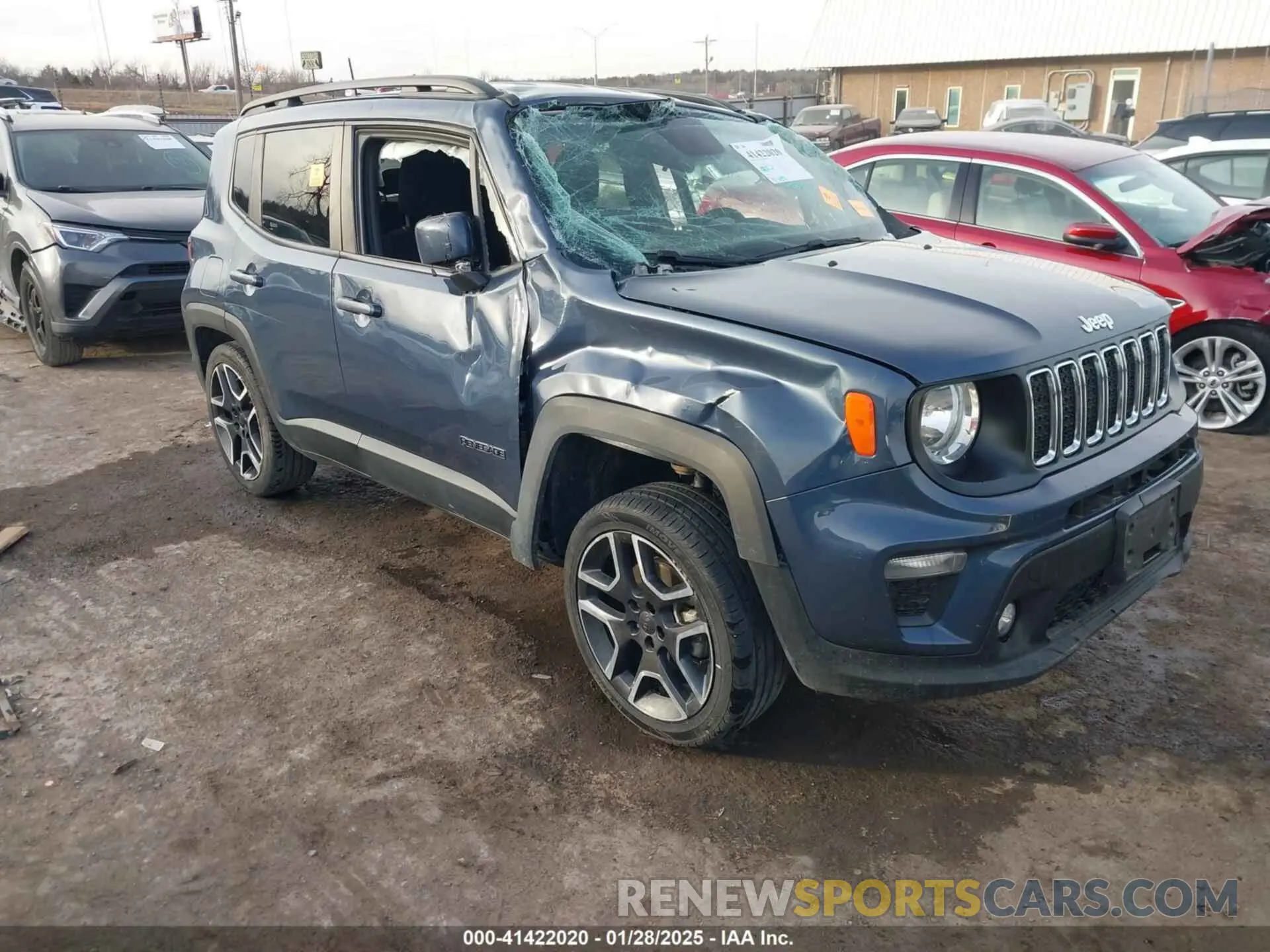 1 Photograph of a damaged car ZACNJABB0LPL68701 JEEP RENEGADE 2020