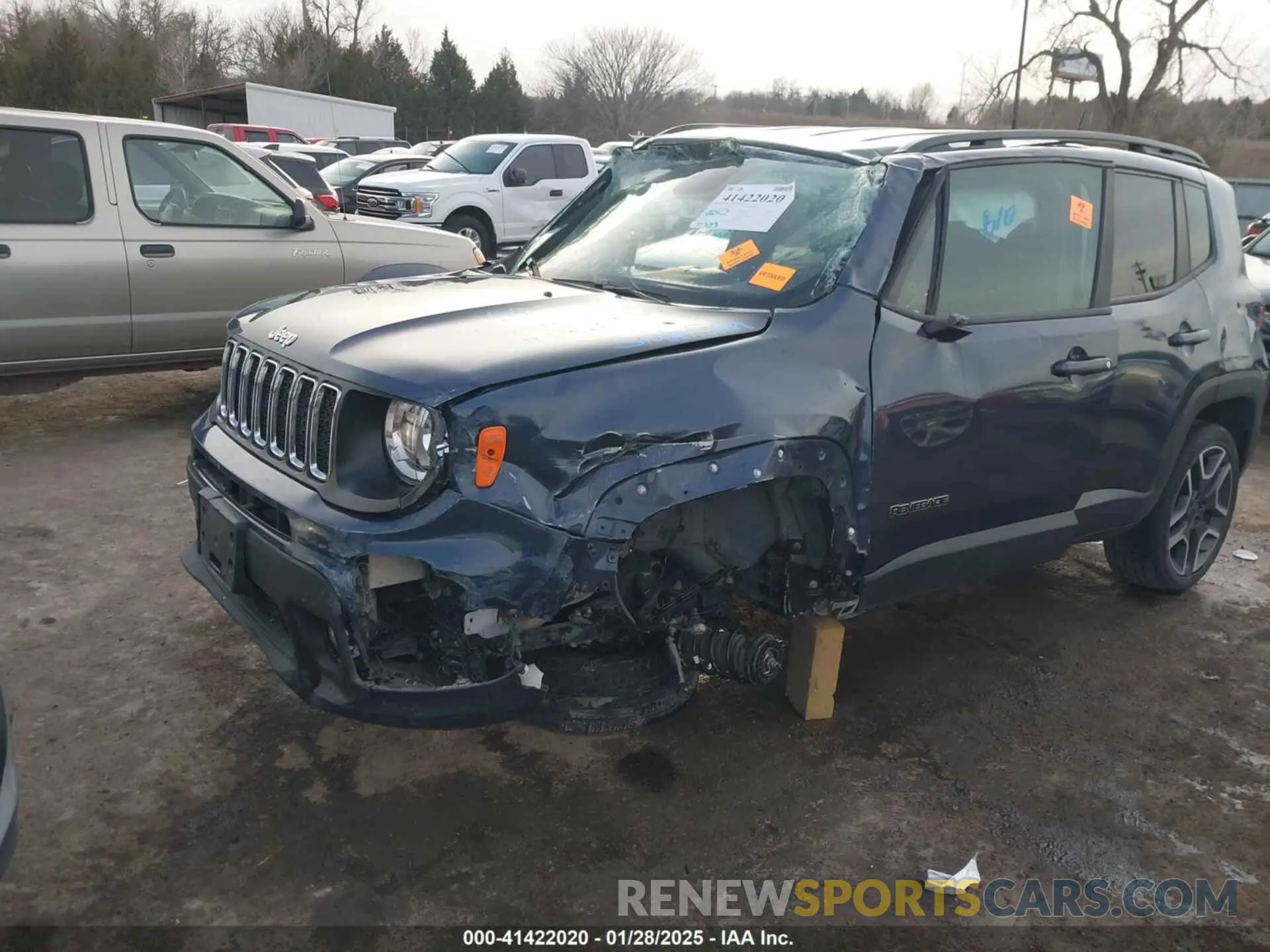 6 Photograph of a damaged car ZACNJABB0LPL68701 JEEP RENEGADE 2020