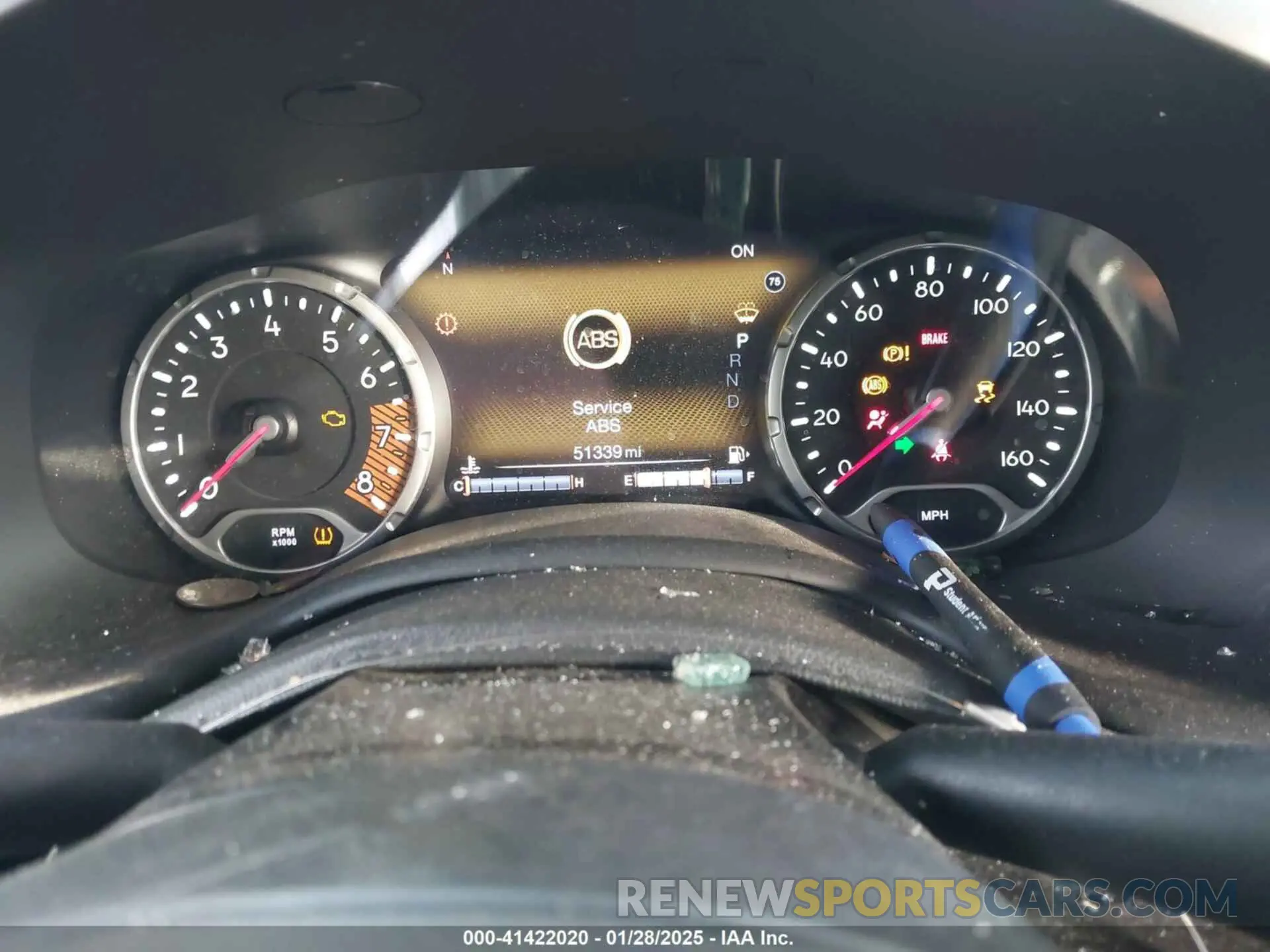 7 Photograph of a damaged car ZACNJABB0LPL68701 JEEP RENEGADE 2020