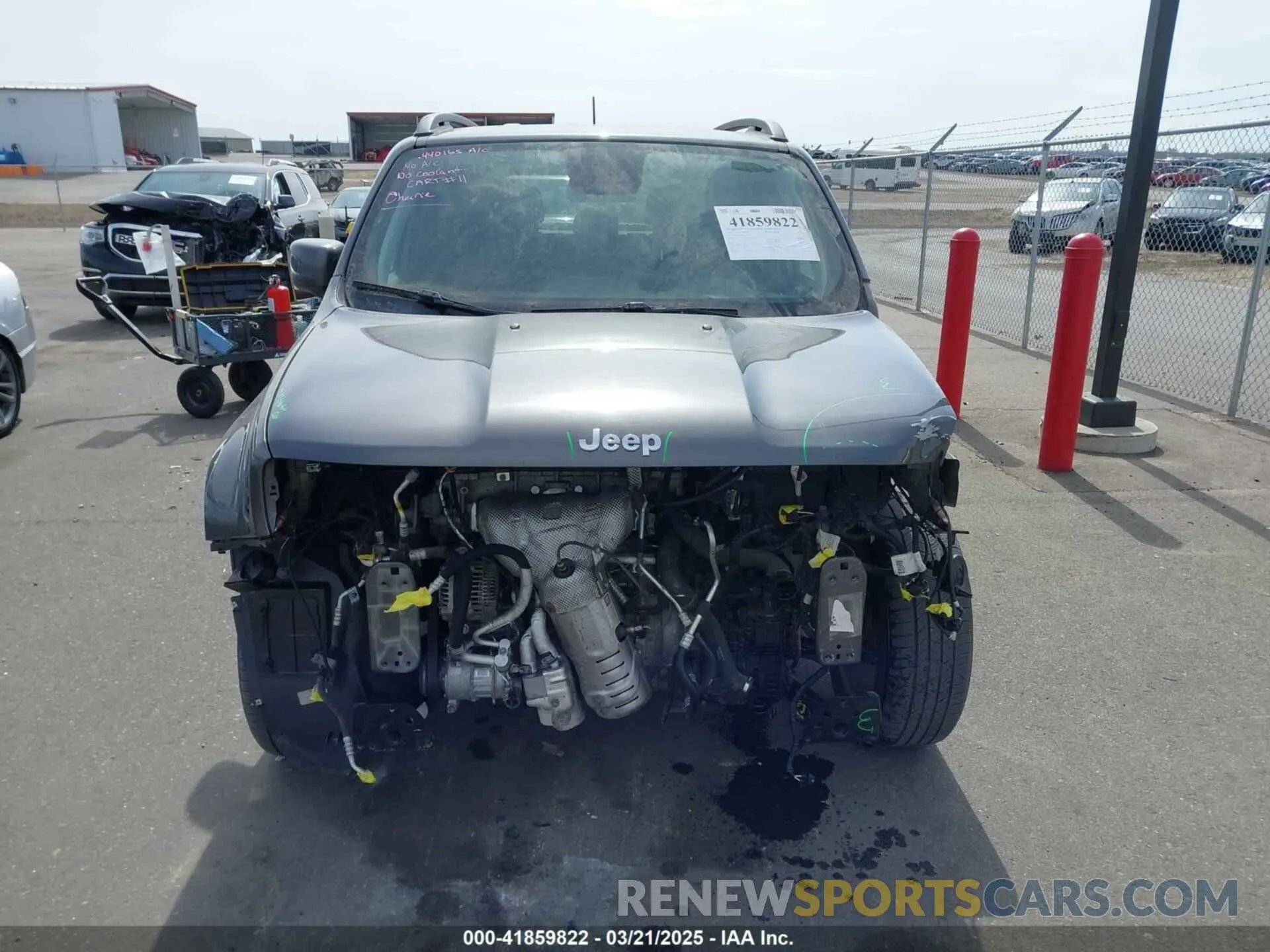 12 Photograph of a damaged car ZACNJABB1LPK99727 JEEP RENEGADE 2020