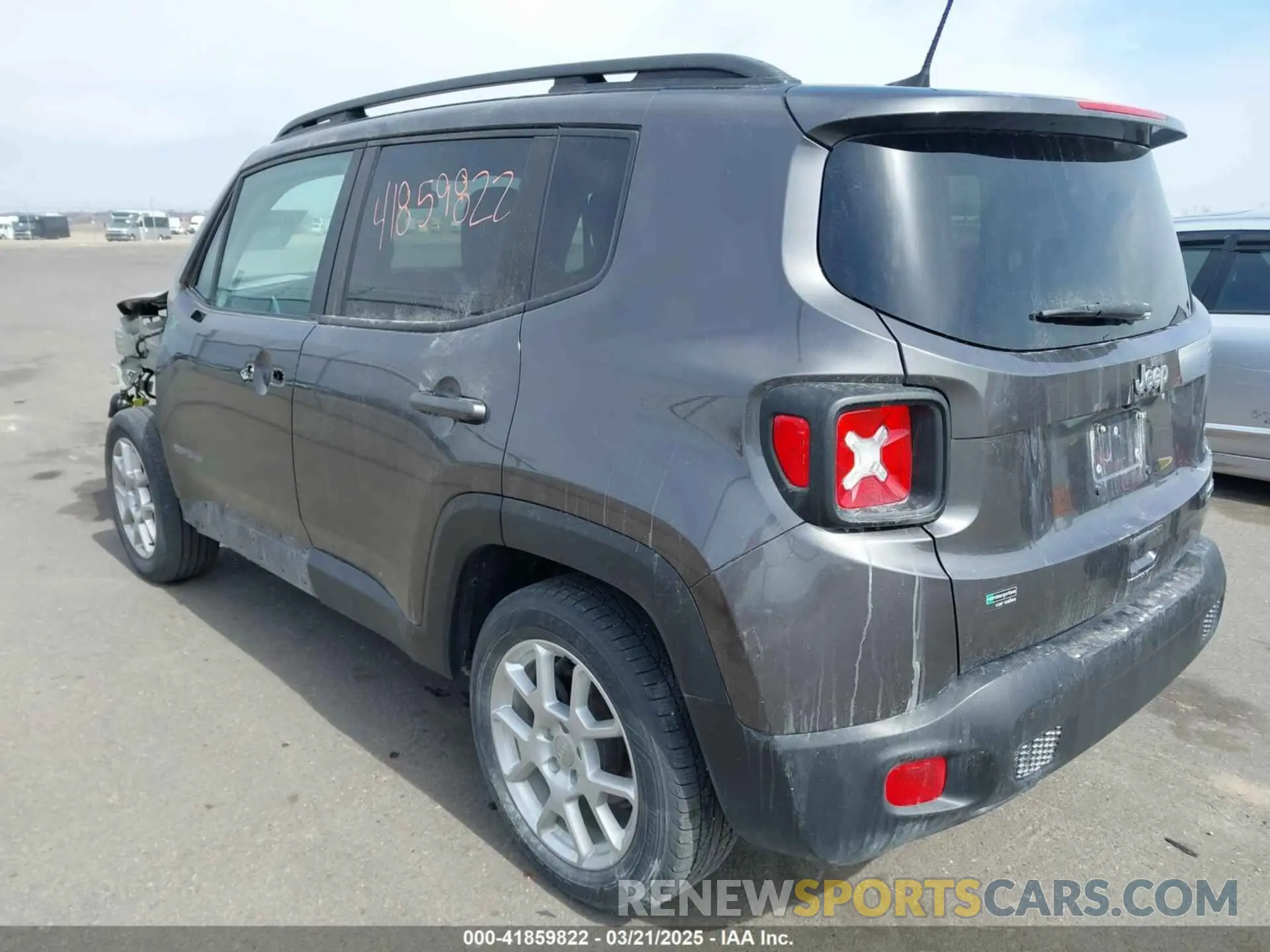 3 Photograph of a damaged car ZACNJABB1LPK99727 JEEP RENEGADE 2020