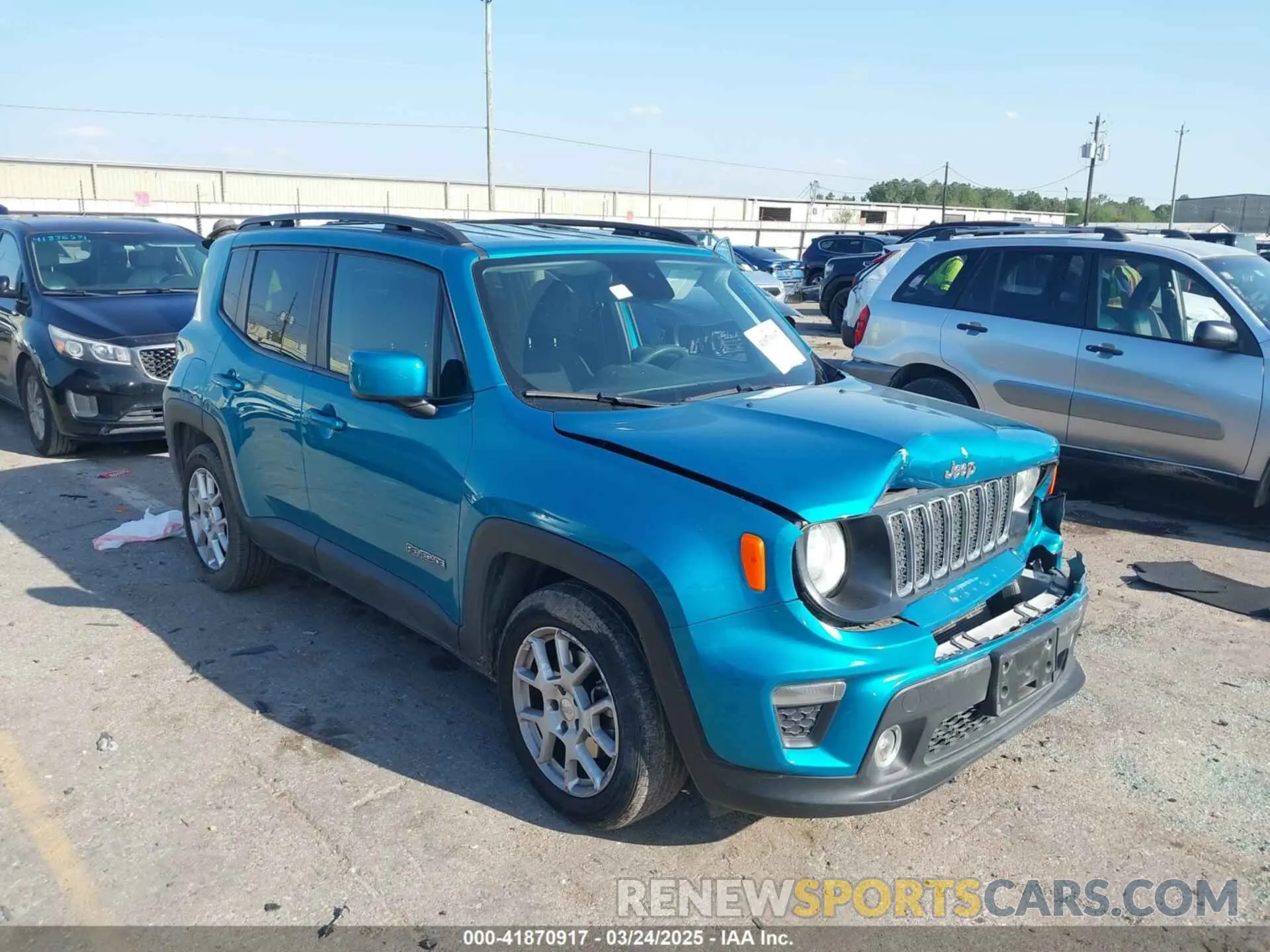1 Photograph of a damaged car ZACNJABB1LPL03274 JEEP RENEGADE 2020
