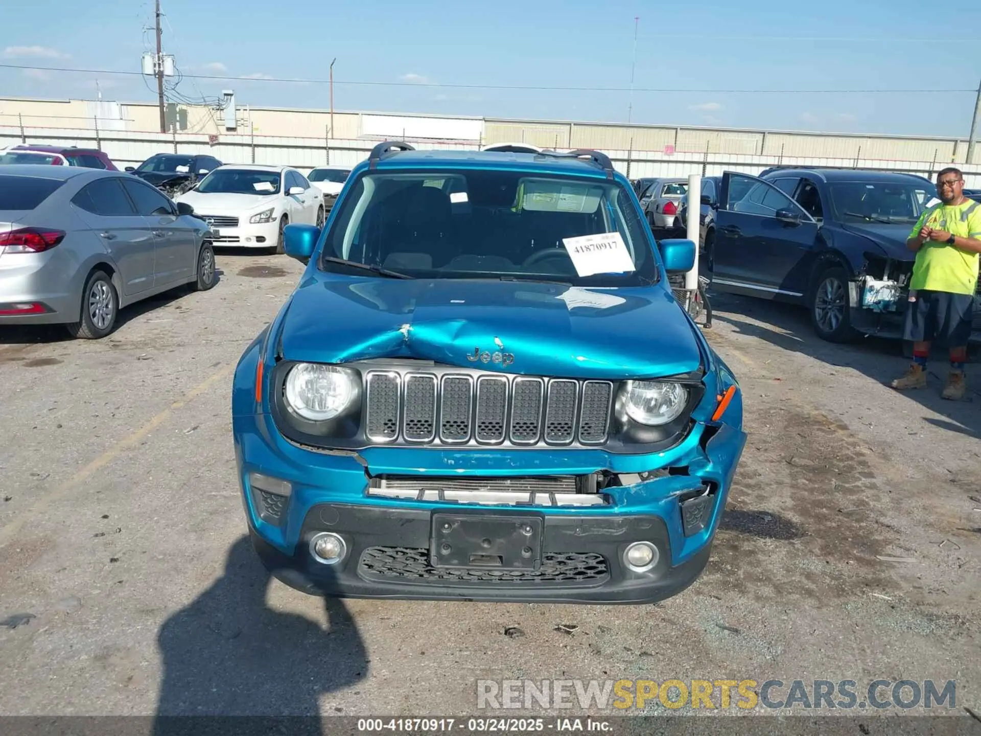 12 Photograph of a damaged car ZACNJABB1LPL03274 JEEP RENEGADE 2020