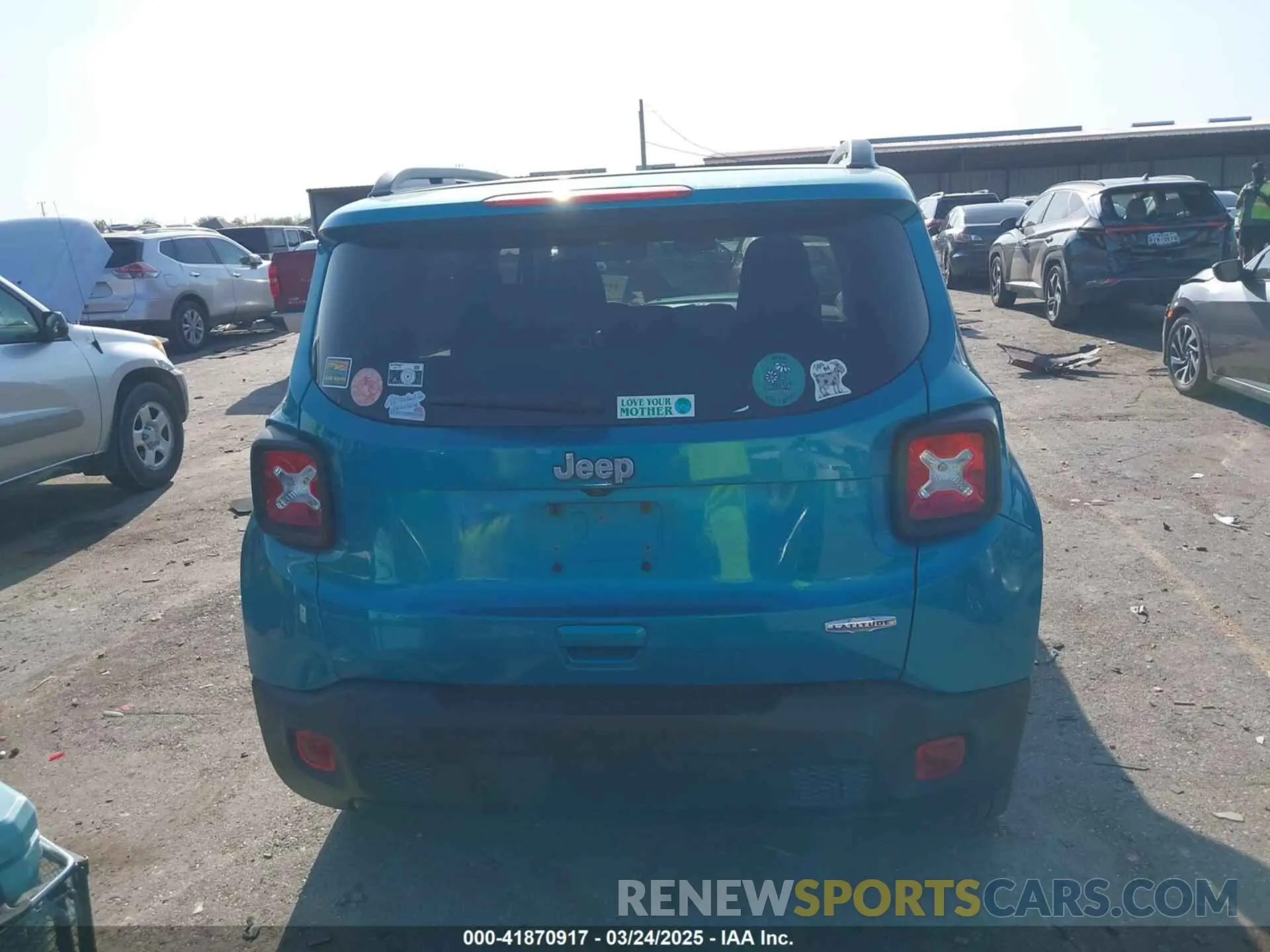 16 Photograph of a damaged car ZACNJABB1LPL03274 JEEP RENEGADE 2020