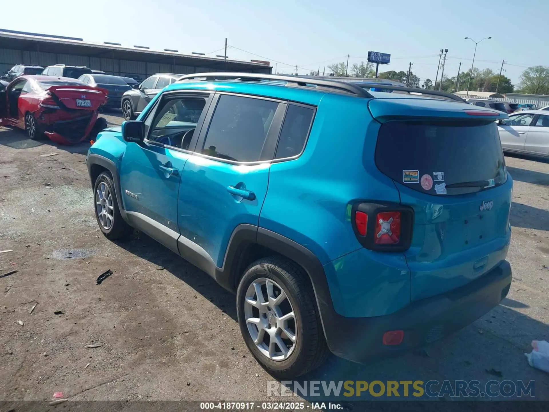 3 Photograph of a damaged car ZACNJABB1LPL03274 JEEP RENEGADE 2020