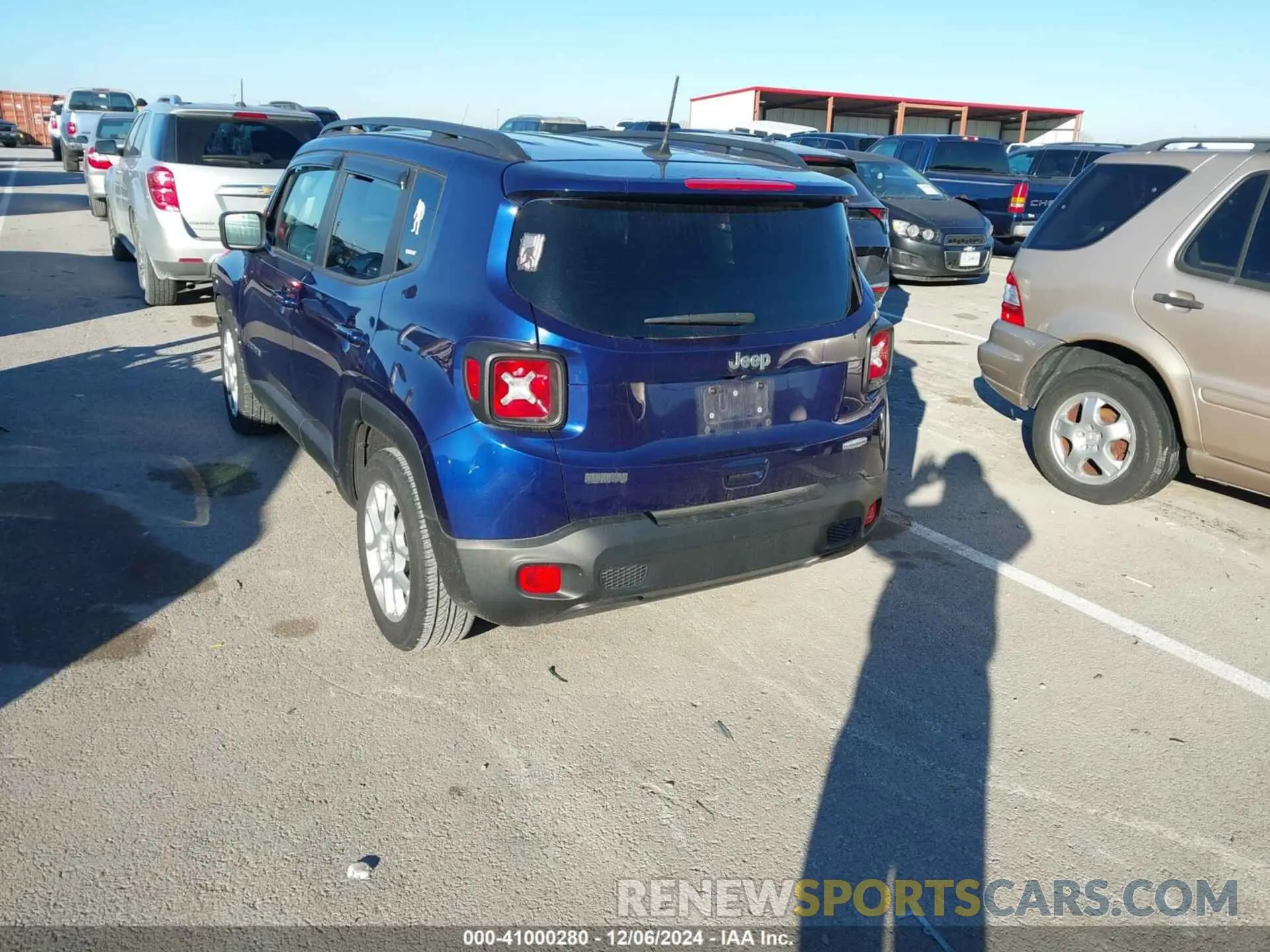 3 Photograph of a damaged car ZACNJABB1LPL17465 JEEP RENEGADE 2020