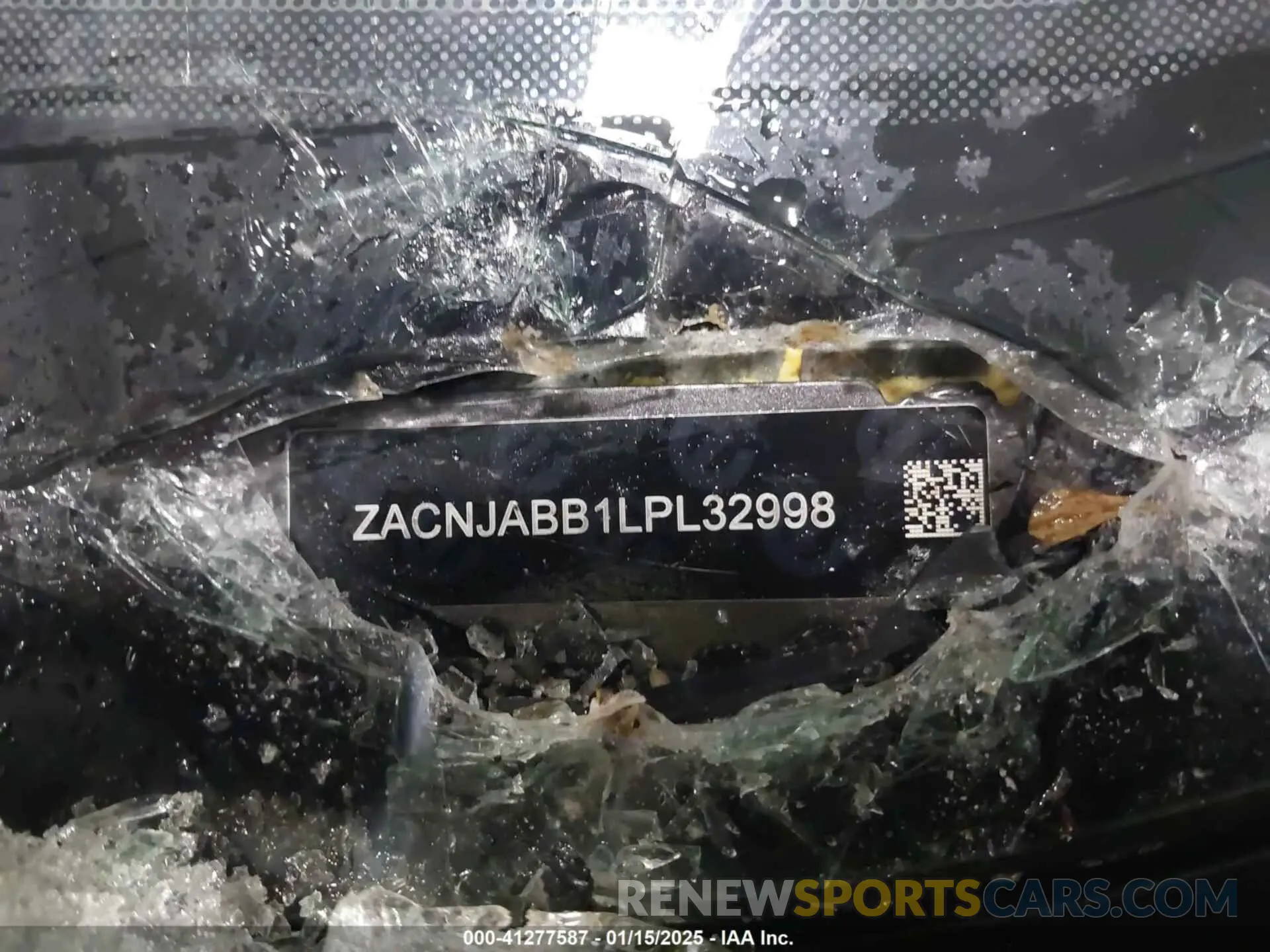 9 Photograph of a damaged car ZACNJABB1LPL32998 JEEP RENEGADE 2020