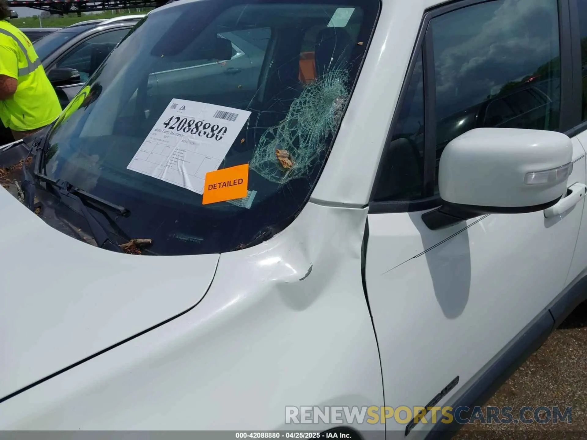 6 Photograph of a damaged car ZACNJABB1LPL41510 JEEP RENEGADE 2020
