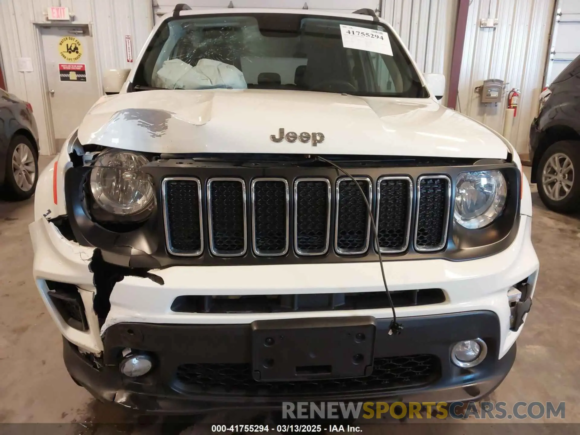 12 Photograph of a damaged car ZACNJABB1LPL74247 JEEP RENEGADE 2020