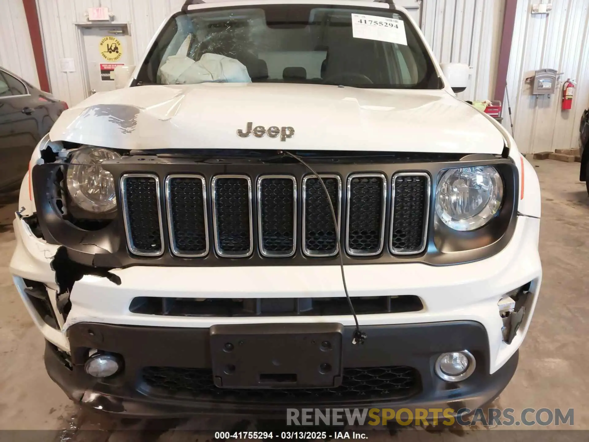 6 Photograph of a damaged car ZACNJABB1LPL74247 JEEP RENEGADE 2020