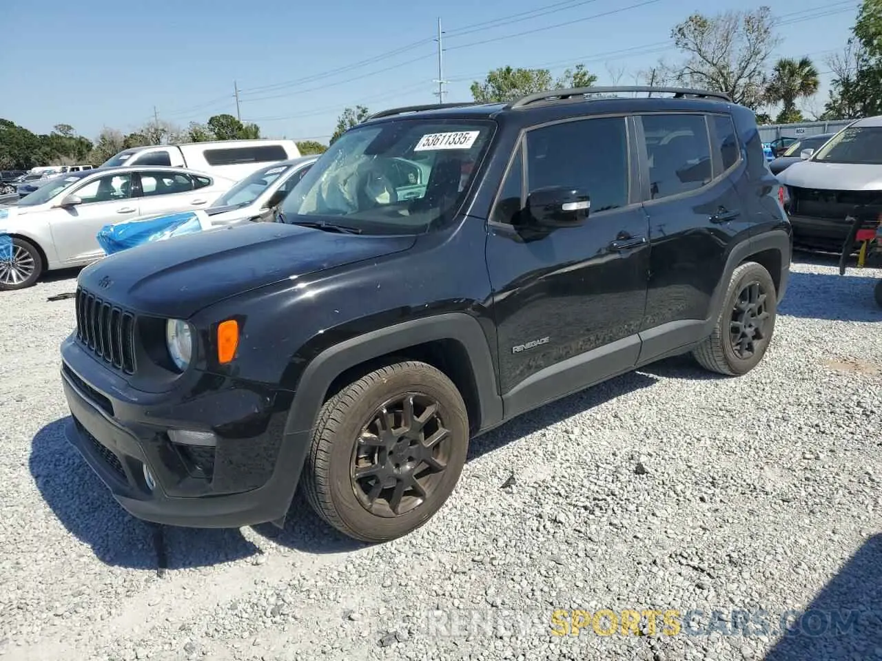 1 Photograph of a damaged car ZACNJABB1LPL87001 JEEP RENEGADE 2020