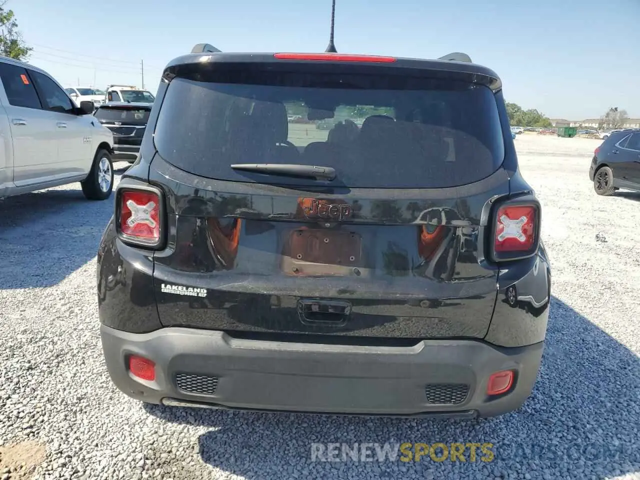 6 Photograph of a damaged car ZACNJABB1LPL87001 JEEP RENEGADE 2020