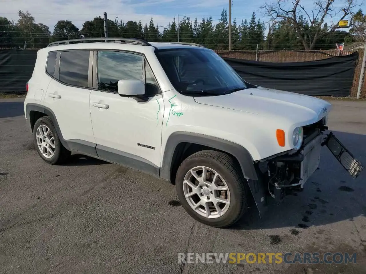 4 Photograph of a damaged car ZACNJABB2LPL40561 JEEP RENEGADE 2020