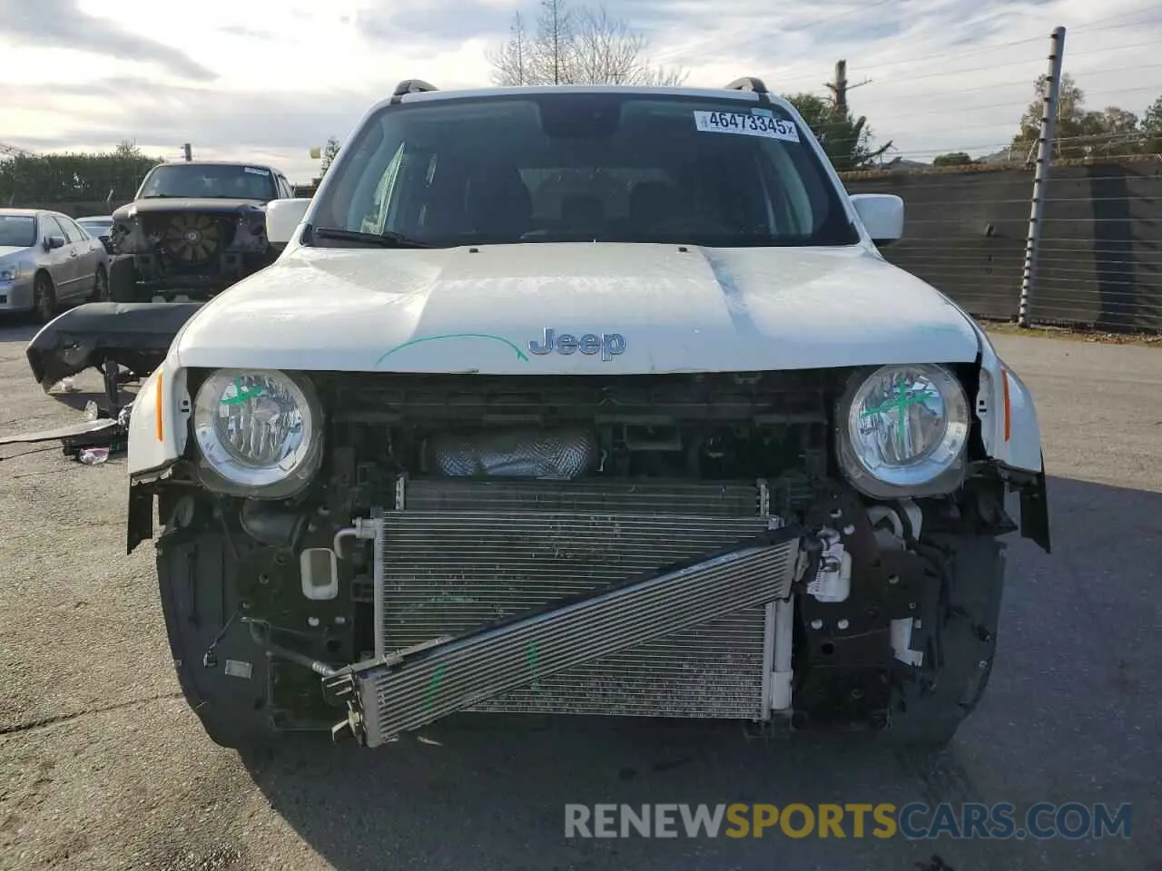 5 Photograph of a damaged car ZACNJABB2LPL40561 JEEP RENEGADE 2020