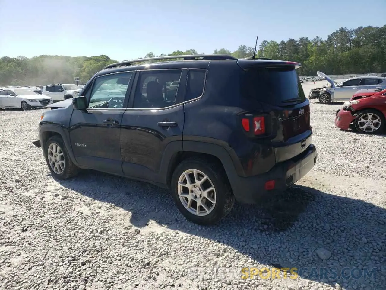 2 Photograph of a damaged car ZACNJABB2LPL64164 JEEP RENEGADE 2020