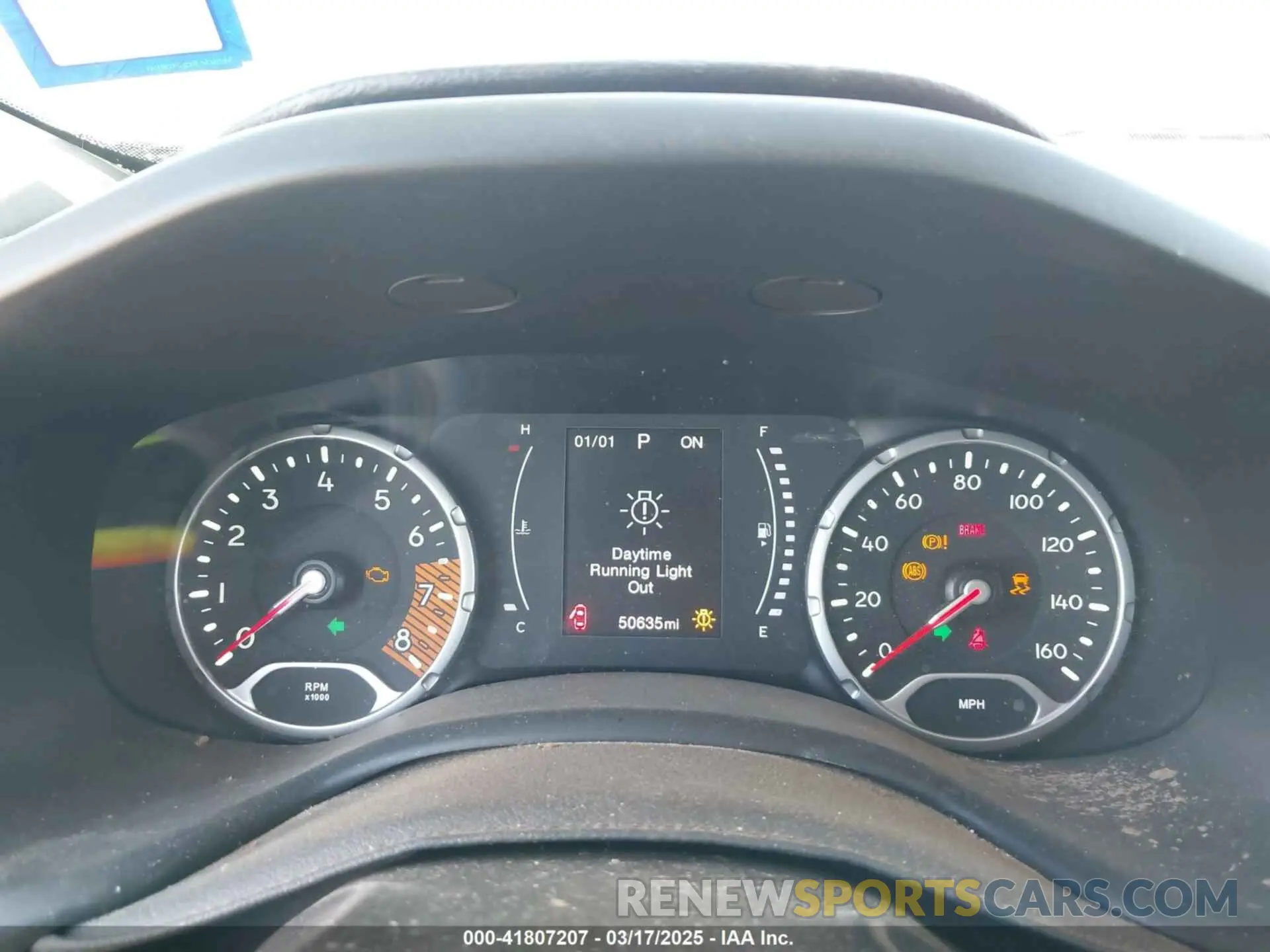 7 Photograph of a damaged car ZACNJABB2LPL80283 JEEP RENEGADE 2020