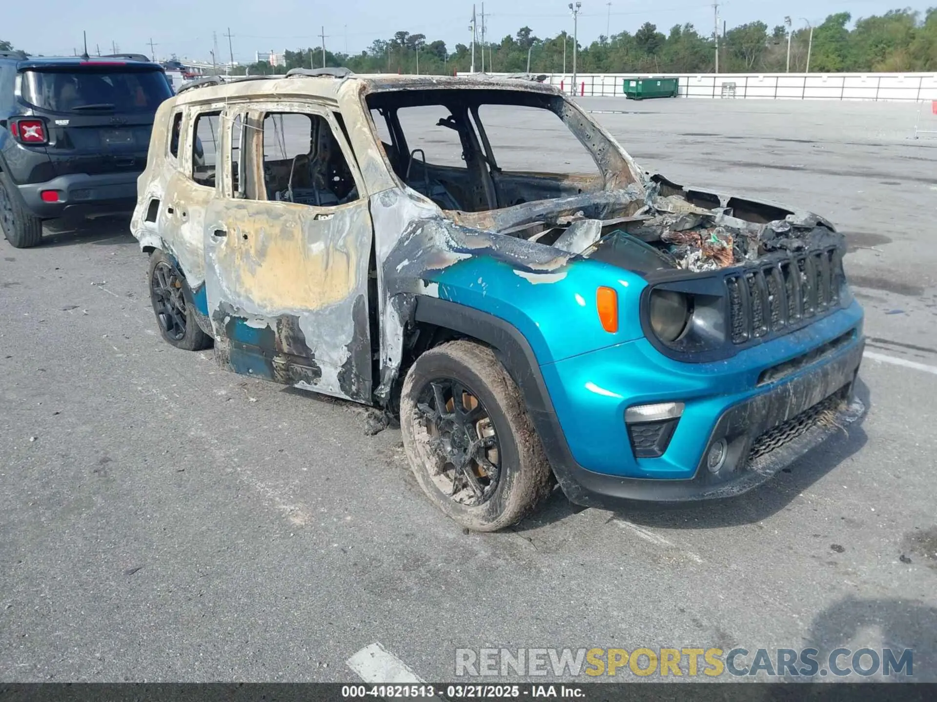 1 Photograph of a damaged car ZACNJABB2LPL83135 JEEP RENEGADE 2020