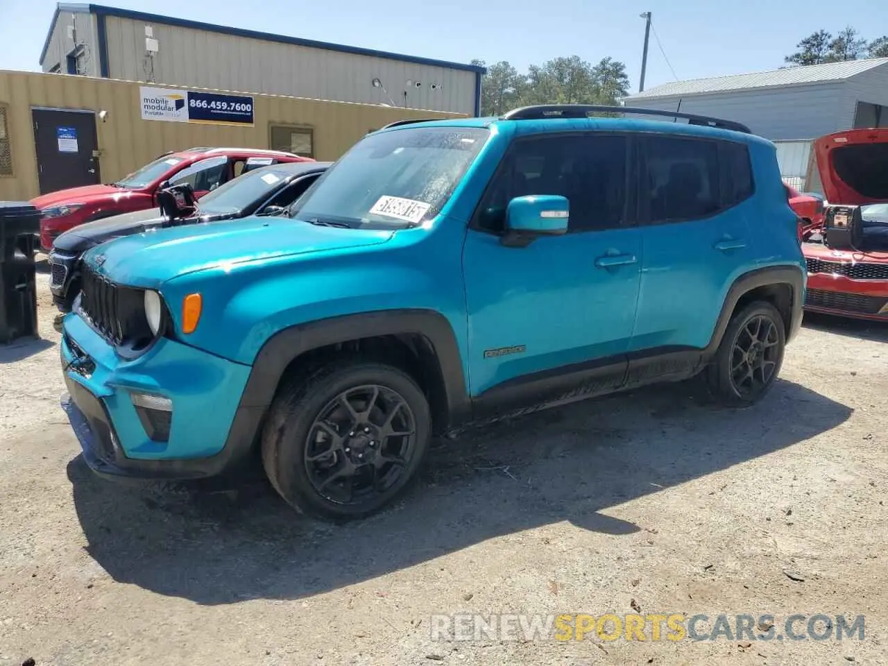 1 Photograph of a damaged car ZACNJABB3LPL27009 JEEP RENEGADE 2020