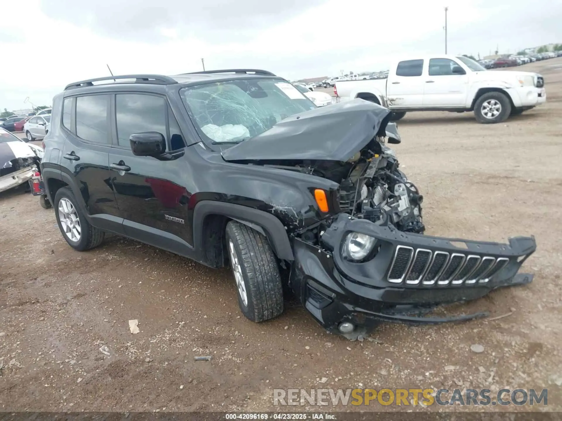 1 Photograph of a damaged car ZACNJABB3LPL46739 JEEP RENEGADE 2020