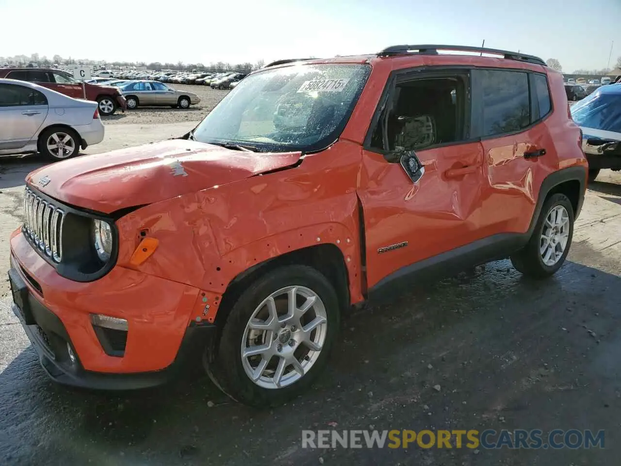 1 Photograph of a damaged car ZACNJABB4LPL22756 JEEP RENEGADE 2020