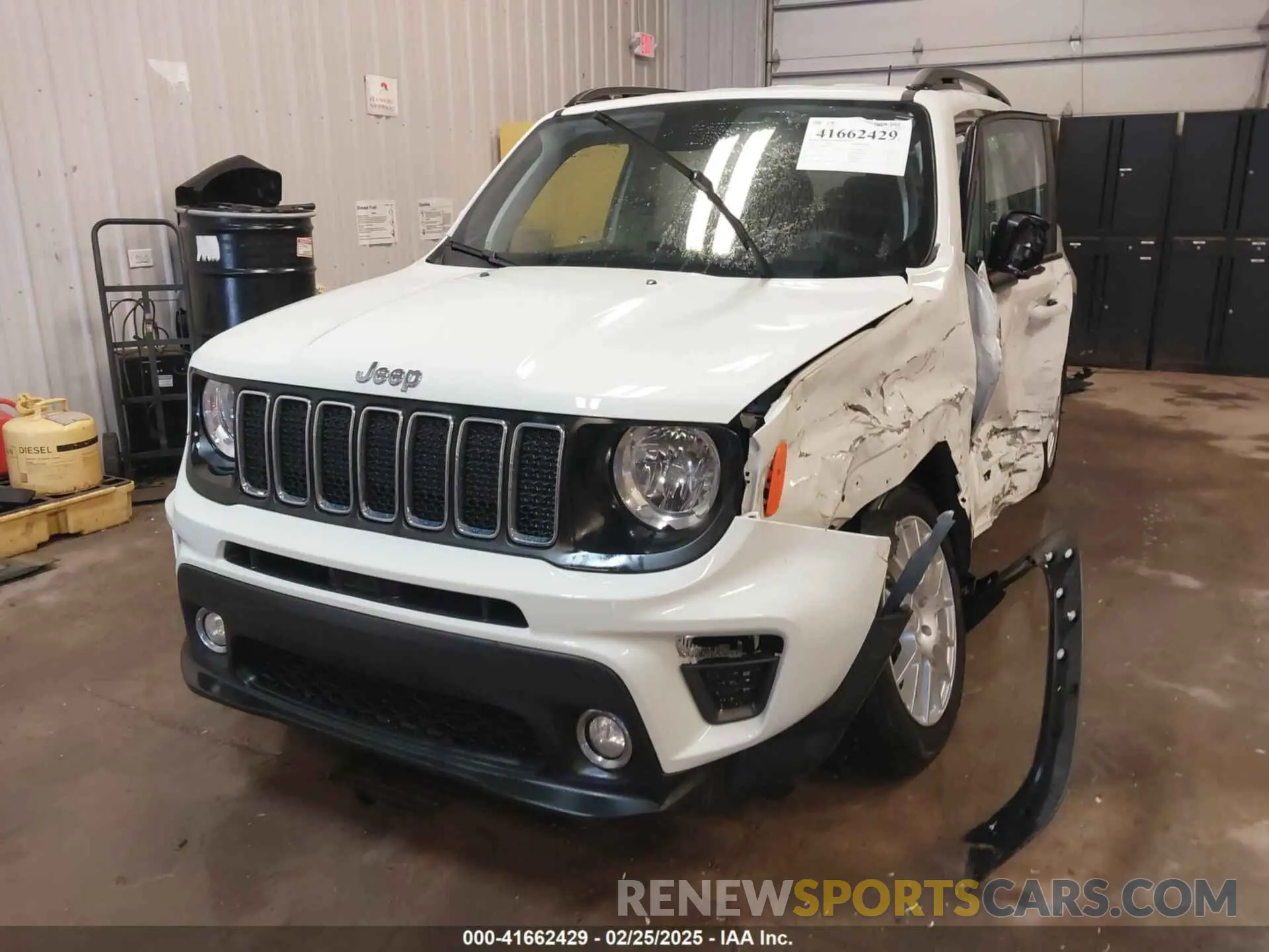 2 Photograph of a damaged car ZACNJABB4LPL26676 JEEP RENEGADE 2020
