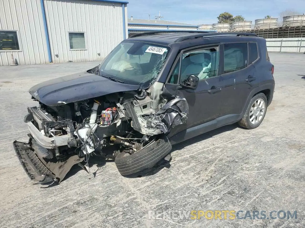 1 Photograph of a damaged car ZACNJABB4LPL33708 JEEP RENEGADE 2020