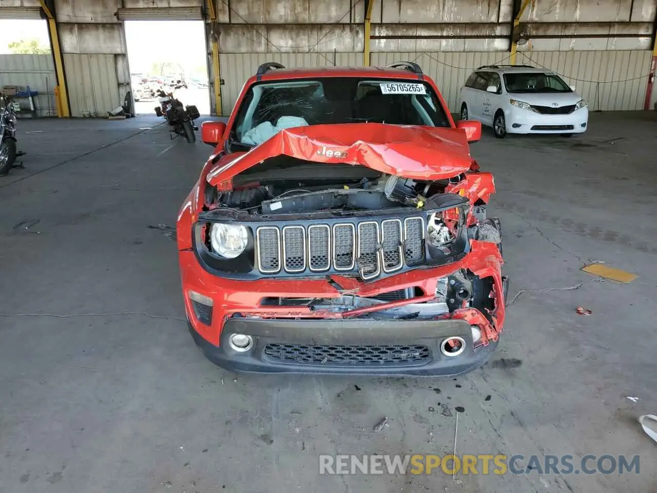 5 Photograph of a damaged car ZACNJABB4LPL42991 JEEP RENEGADE 2020