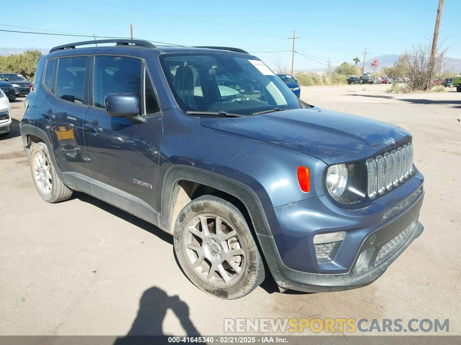 1 Photograph of a damaged car ZACNJABB4LPL84593 JEEP RENEGADE 2020