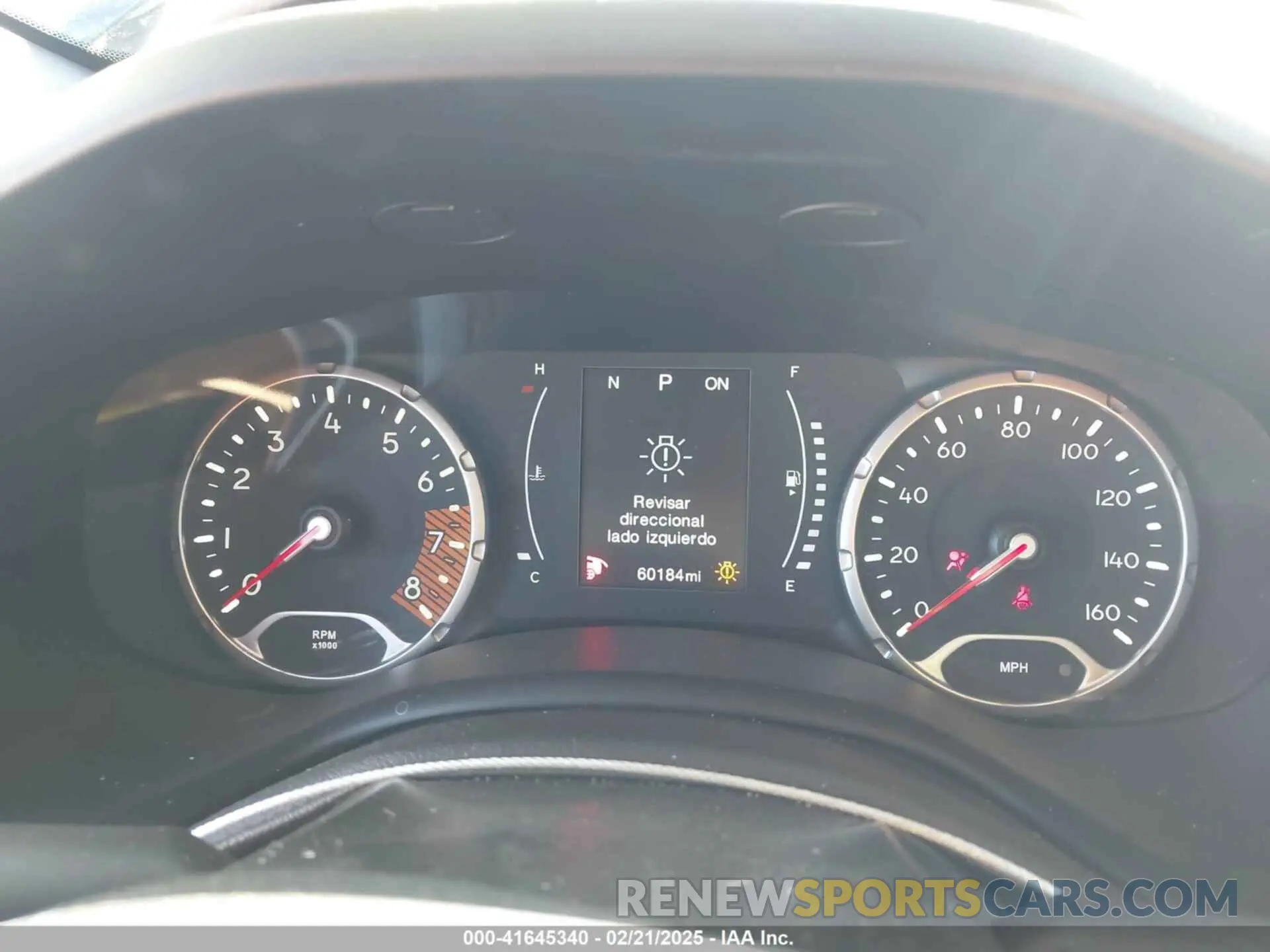 7 Photograph of a damaged car ZACNJABB4LPL84593 JEEP RENEGADE 2020